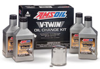 V-Twin Oil Change Kit for Harley Davidson Motorcycle